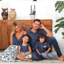 Load image into Gallery viewer, Floral Print Mother Daughter Matching Dress Dad Son T-shirt