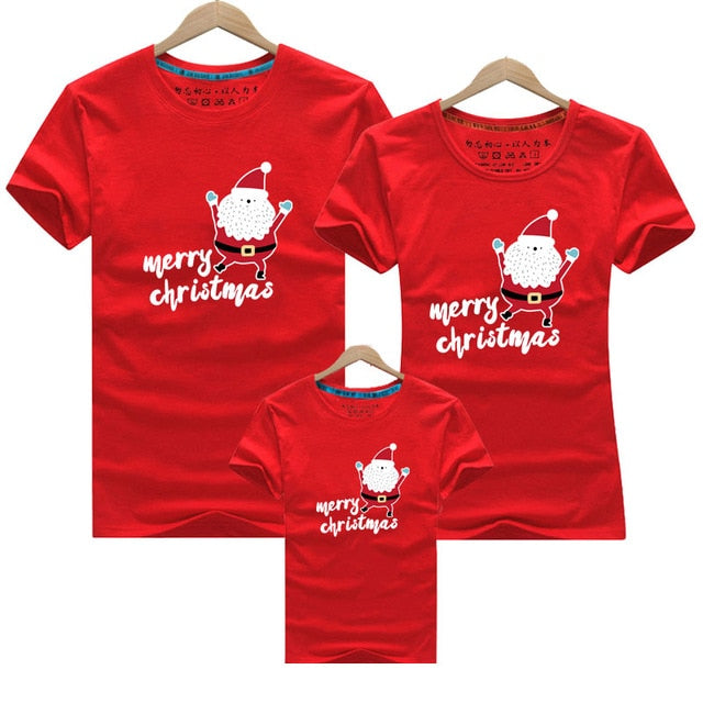 Family Clothing 2021 Christmas Snowman Print Family Matching Outfits