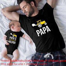 Load image into Gallery viewer, Cute Family Look Matching Clothes T shirt Father Daughter Son
