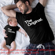 Load image into Gallery viewer, Cute Family Look Matching Clothes T shirt Father Daughter Son
