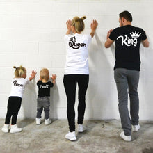 Загрузить изображение в средство просмотра галереи, Cotton family matching clothes t shirts
