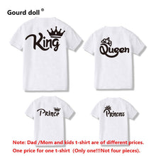 Load image into Gallery viewer, Cotton family matching clothes t shirts
