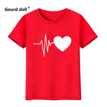 Load image into Gallery viewer, Family Matching T-shirt Heartbeat
