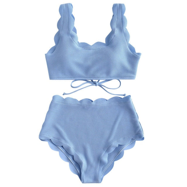 Mother And Daughter Two Piece Swimsuit Matching Swimsuit Clothing